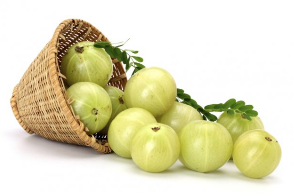 Amla. Ancient Indian herbthat help in hair thinning or hair loss