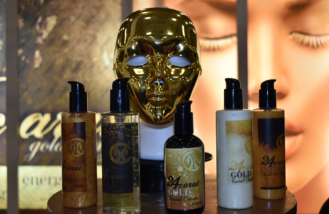 Gold range for skin care